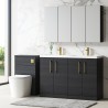 Arno 1200mm Freestanding Cupboard Double Sink Vanity Units