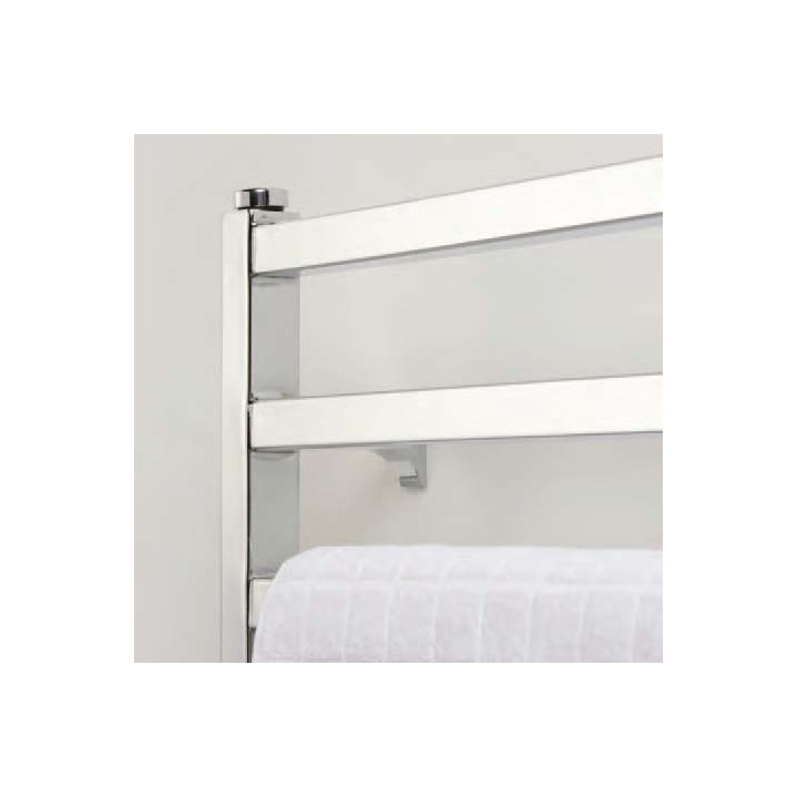 Aeon "Karnak" Designer Brushed & Polished Stainless Steel Towel Rails (3 Sizes)