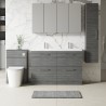 Arno 1200mm Freestanding Double Drawer Double Sink Vanity Units