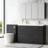 Arno 1200mm Freestanding Double Drawer Double Sink Vanity Units