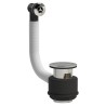 Stone Basin Waste with Overflow - Chrome