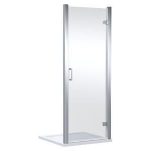 Chrome Lucie 8mm Hinged Shower Doors 800mm or 900mm (w)