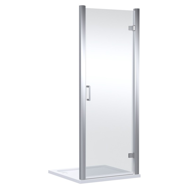 Chrome Lucie 8mm Hinged Shower Doors 800mm or 900mm (w)