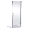 Chrome Lucie 8mm Hinged Shower Doors 800mm or 900mm (w)