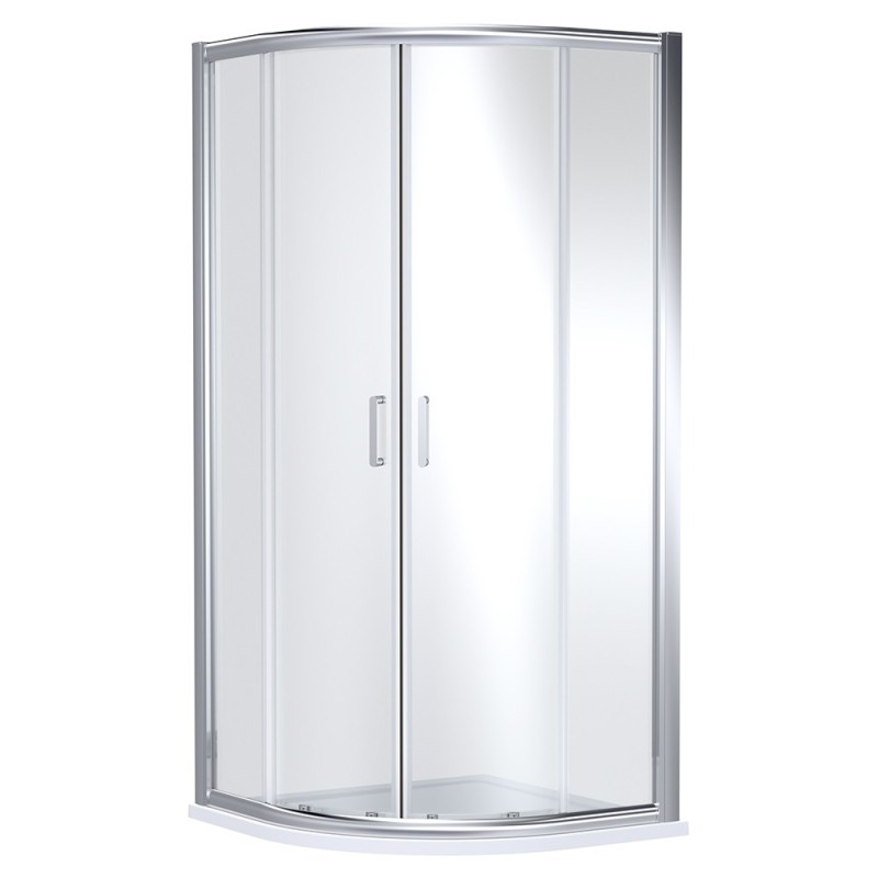 Chrome Lucie 8mm Quadrant Shower Enclosures - 2 Sizes