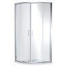 Chrome Lucie 8mm Quadrant Shower Enclosures - 2 Sizes