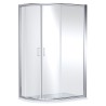 Chrome Lucie 8mm Offset Quadrant Shower Enclosure - 1200mm (L) x 800mm (W)