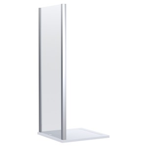 800mm to 1000mm (w) Lucie Chrome 8mm Side Panels for Shower Enclosures - 3 Sizes