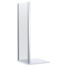 800mm to 1000mm (w) Lucie Chrome 8mm Side Panels for Shower Enclosures - 3 Sizes