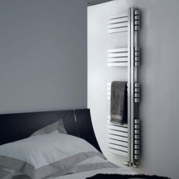 Aeon "Combe" Designer Brushed Stainless Steel Towel Rails (3 Sizes)