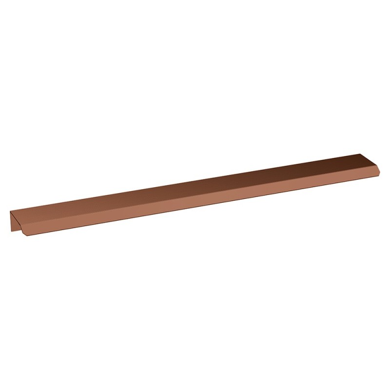 300mm Finger Pull Furniture Handle - Brushed Bronze