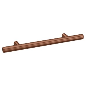 Brushed Bronze Bar Handle - 156mm (w) x 25mm (h) x 10mm (d)