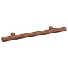 Brushed Bronze Bar Handle - 156mm (w) x 25mm (h) x 10mm (d)