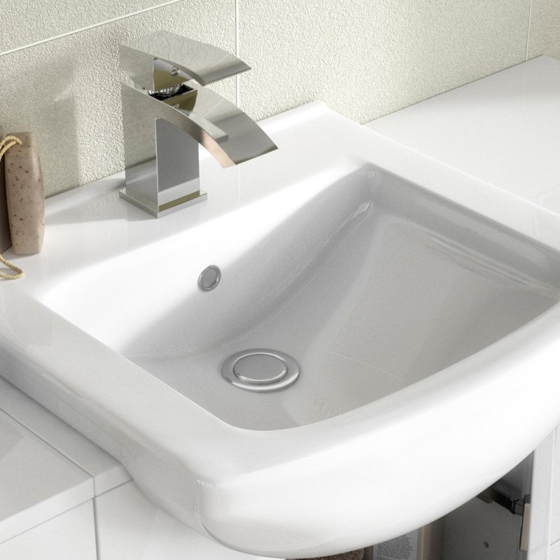 Cloakroom Furniture Pack - Square Basin