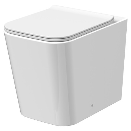Orlen Rimless Back To Wall Toilet Pan & Soft Close Seat