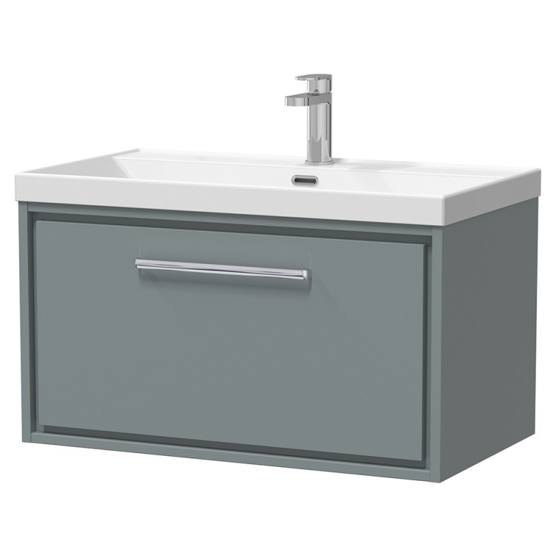 Lille 800mm Wall Hung Single Drawer Vanity Units
