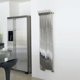 Aeon "Clipper" Designer Brushed & Polished Stainless Steel Radiator (3 Sizes)