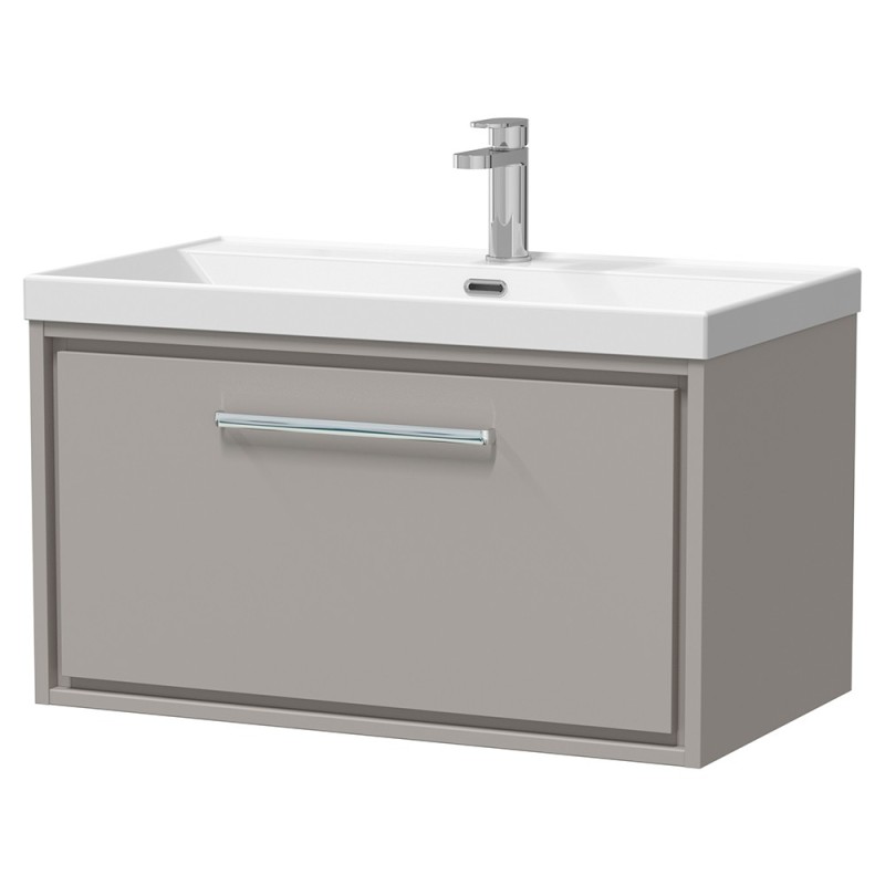 Lille 800mm Wall Hung Single Drawer Vanity Units