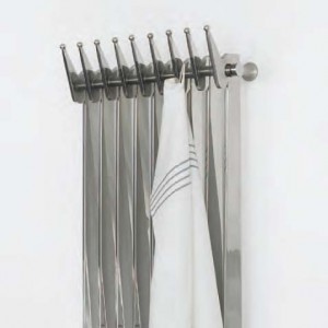 Aeon "Clipper" Designer Brushed & Polished Stainless Steel Radiator (3 Sizes)