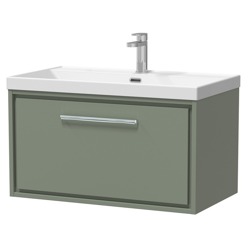 Lille 800mm Wall Hung Single Drawer Vanity Units