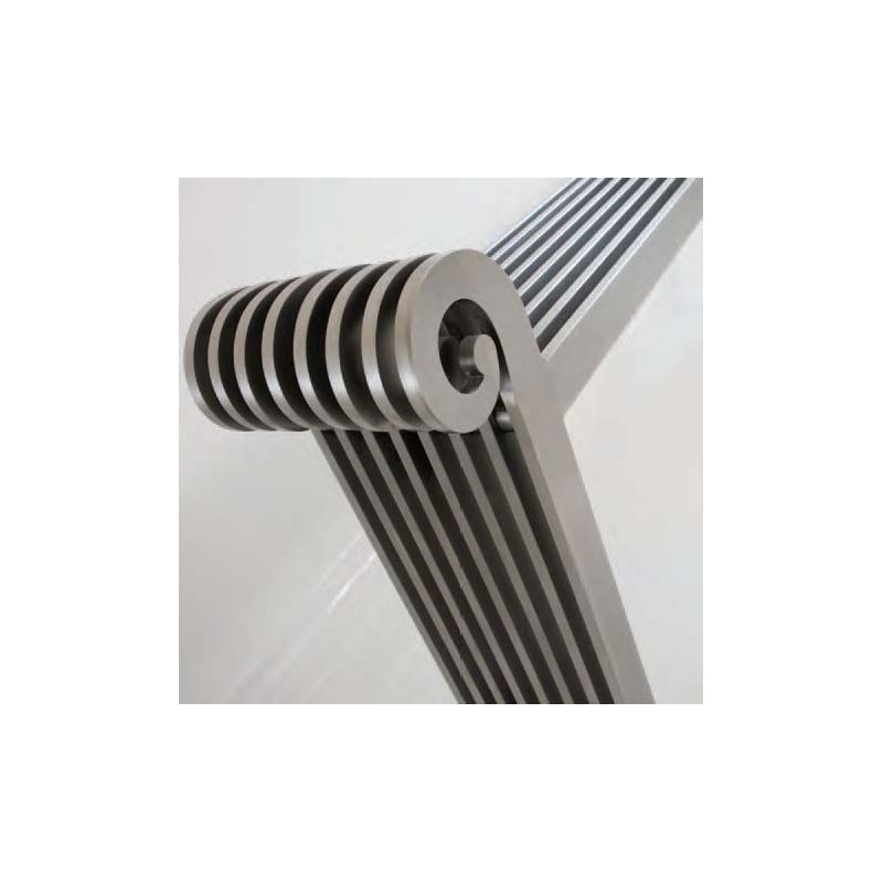 Aeon "Grandeur" Designer Brushed Stainless Steel Radiator (5 Sizes)