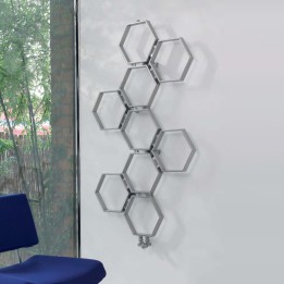 Aeon "Honeycomb" Designer Brushed Stainless Steel Radiator (4 Sizes)