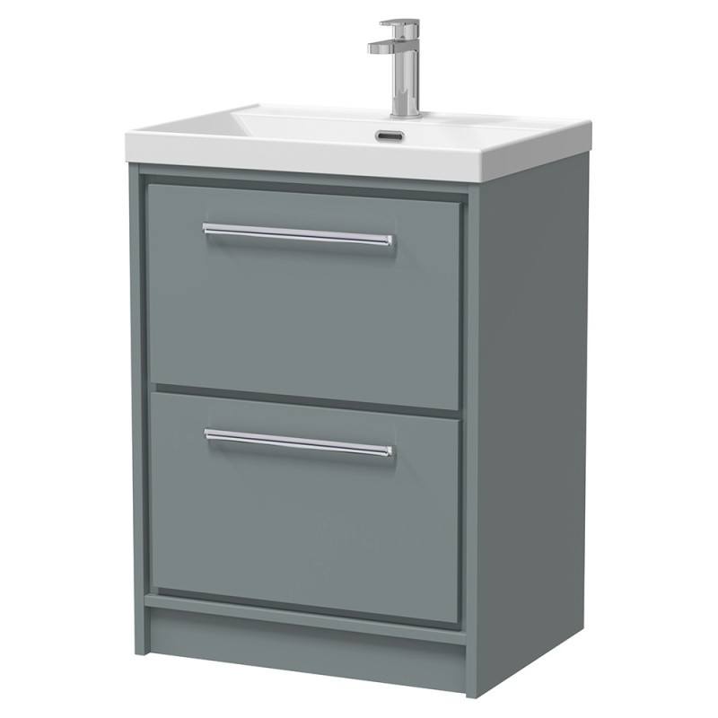 Lille 600mm Freestanding Double Drawer Vanity Units
