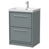 Lille 600mm Freestanding Double Drawer Vanity Units