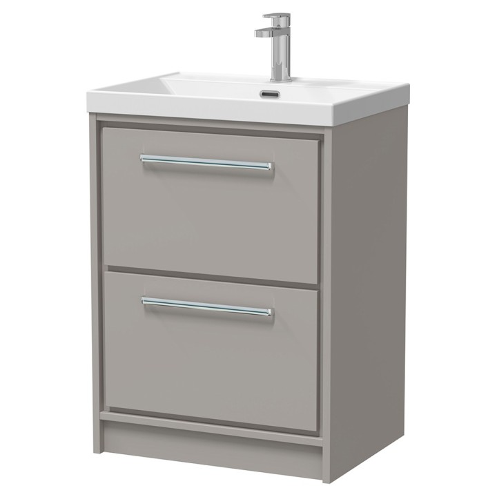 Lille 600mm Freestanding Double Drawer Vanity Units