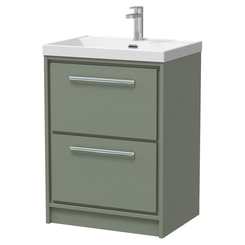 Lille 600mm Freestanding Double Drawer Vanity Units