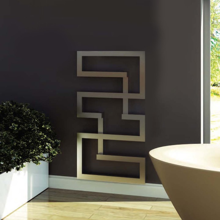 Aeon "Maze" Designer Brushed Stainless Steel Towel Rails (2 Sizes)