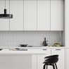 Denver White Kitchen Splashback Tile Effect - Fibo - 10x10cm Square Tiles