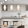 Denver White Kitchen Splashback Tile Effect - Fibo - 30x5cm Rectangular Tiles