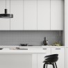 London Medium Grey Kitchen Splashback Tile Effect - Fibo - 10x10cm Square Tiles