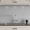 London Grey Kitchen Splashback Tile Effect - Fibo - 10x10cm Square Tiles