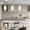 Grey Sahara Kitchen Splashback Tile Effect - Fibo - 10x30cm Rectangular Tiles