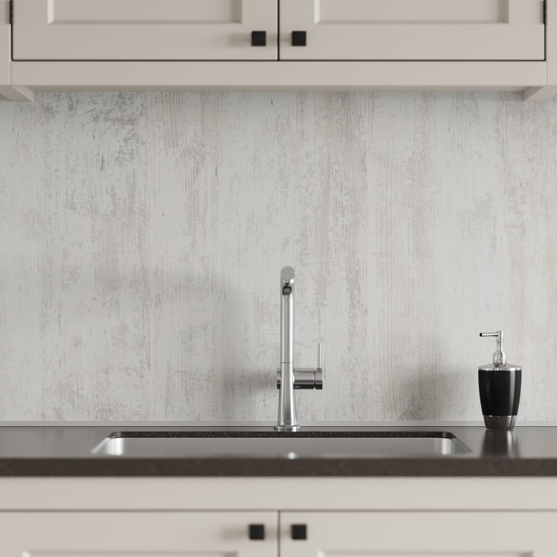 Shabby Chic Kitchen Splashback - Fibo - Rustic Effect