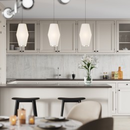 Shabby Chic Kitchen Splashback - Fibo - Rustic Effect