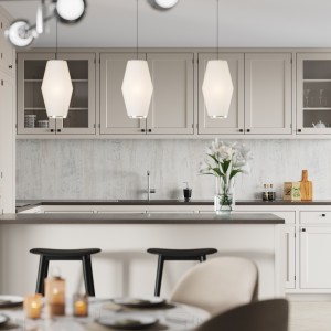 Shabby Chic Kitchen Splashback - Fibo - Rustic Effect