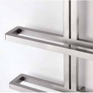 Aeon "Gallant" 780mm(w) x 750mm(h) Designer Brushed OR Polished Stainless Steel Towel Rail