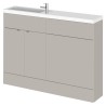 Fusion 1200mm Slimline Freestanding WC Combination Vanity Units