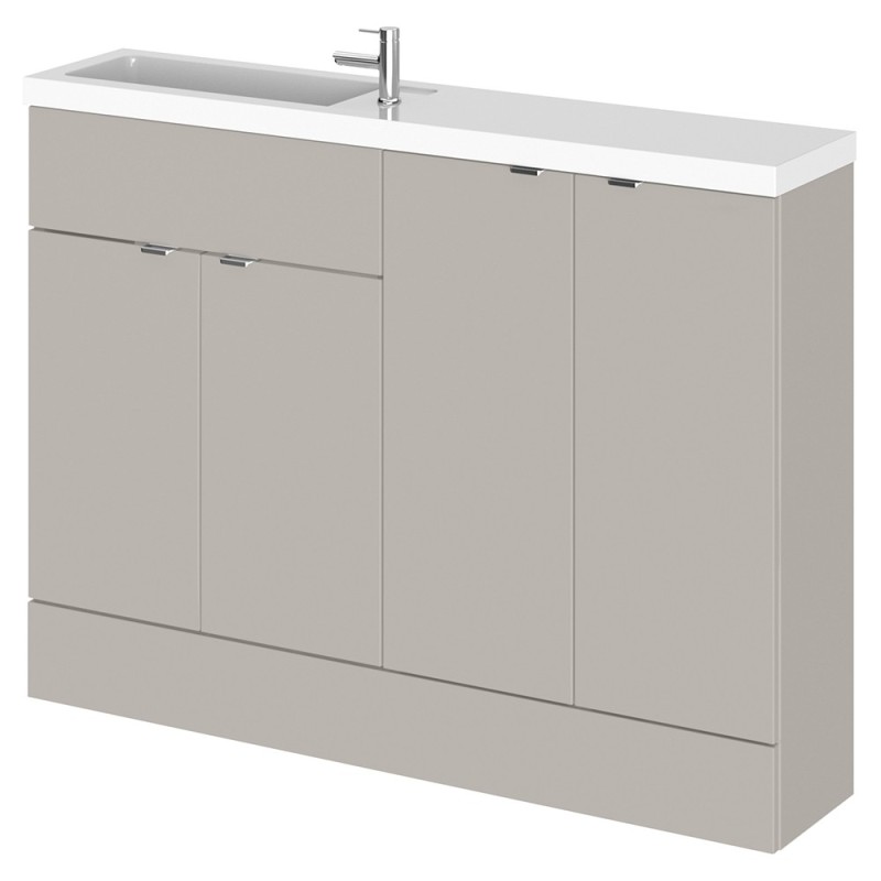 Fusion 1200mm Slimline Freestanding Cabinet Vanity Units