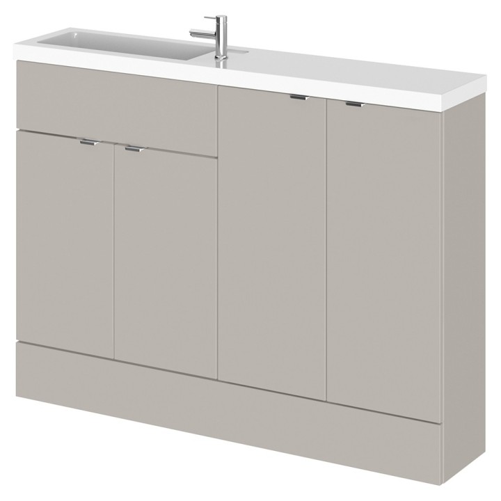Fusion 1200mm Slimline Freestanding Cabinet Vanity Units
