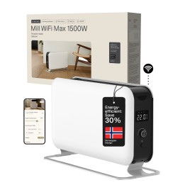 1500W Mill Designer Electric Free Standing Horizontal Convector Heater - 620mm(w) x 390mm(h)