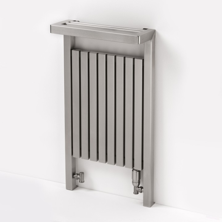 Aeon "Gallipoli" Designer Brushed Stainless Steel Towel Rails (3 Sizes)