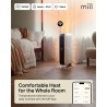 1500W WIFI Enabled Mill Electric Oil-Filled Vertical Free Standing Heater