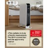1500W WIFI Enabled Mill Electric Oil-Filled Vertical Free Standing Heater