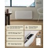 700W Mill Designer Electric WiFi White Panel Heater