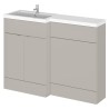 Fusion 1200mm Full Depth Freestanding Combination Toilet and Vanity Units