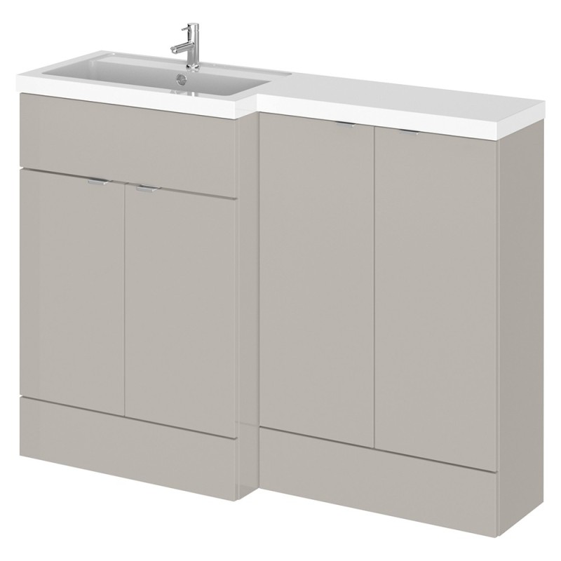 Fusion 1200mm Full Depth Freestanding Combination Vanity and Storage Units